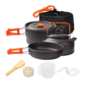 Camping cookware set(野营炊具套装)